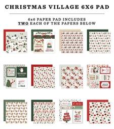 Carta Bella Paper Pad 6x6" - Christmas Village